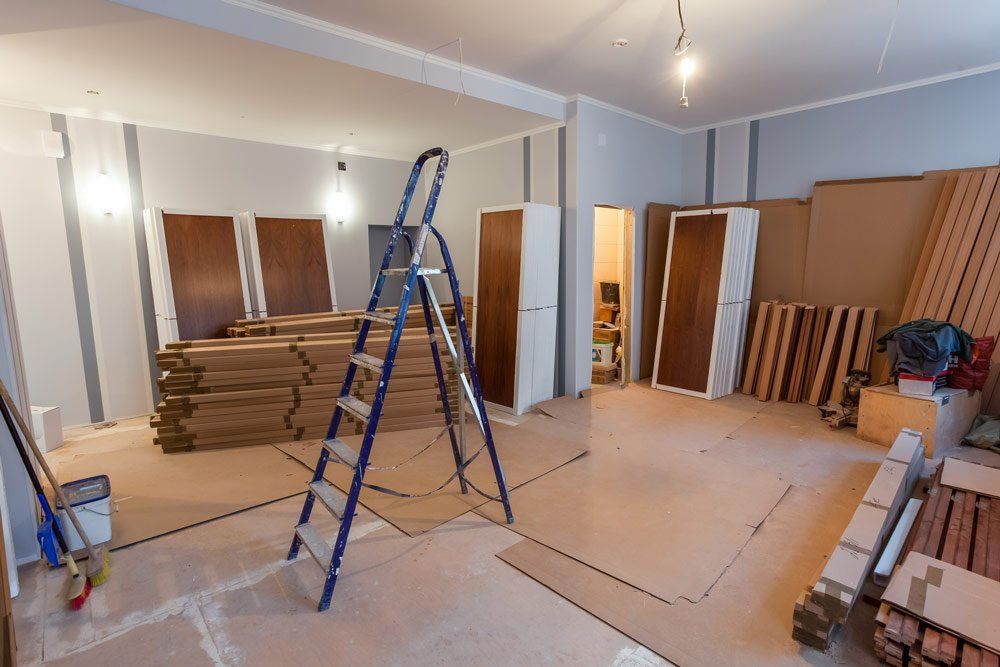 Interior of Apartment During on the Renovation and Construction — Evansville, IN — Abiz Construction