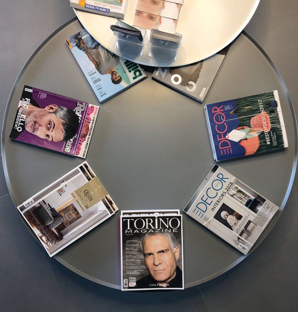 riviste in sala d'attesa dall'oculista