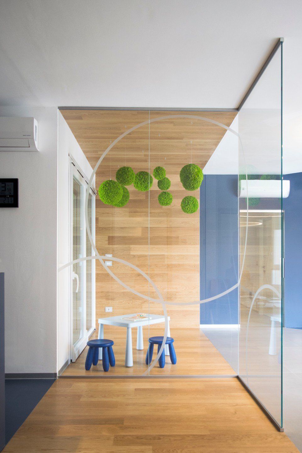 sala per bambini dall'oculista