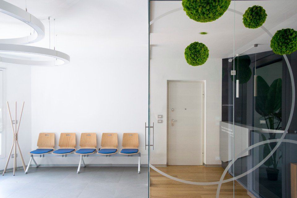sala d'attesa dall'oculista