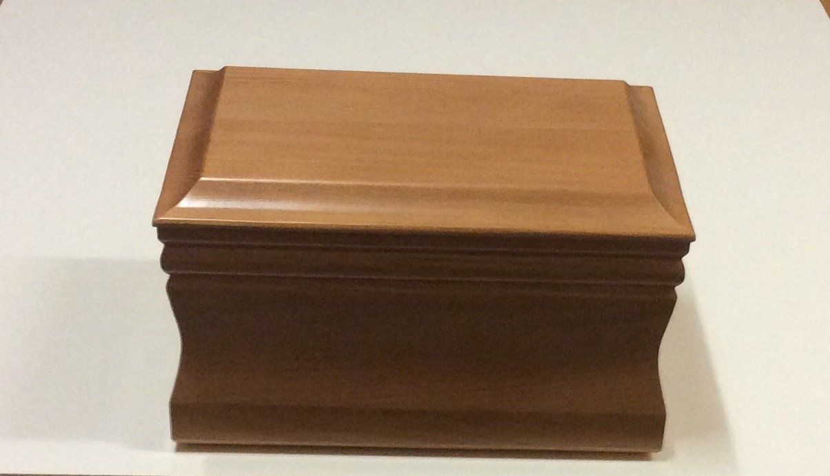 Urna cineraria in legno