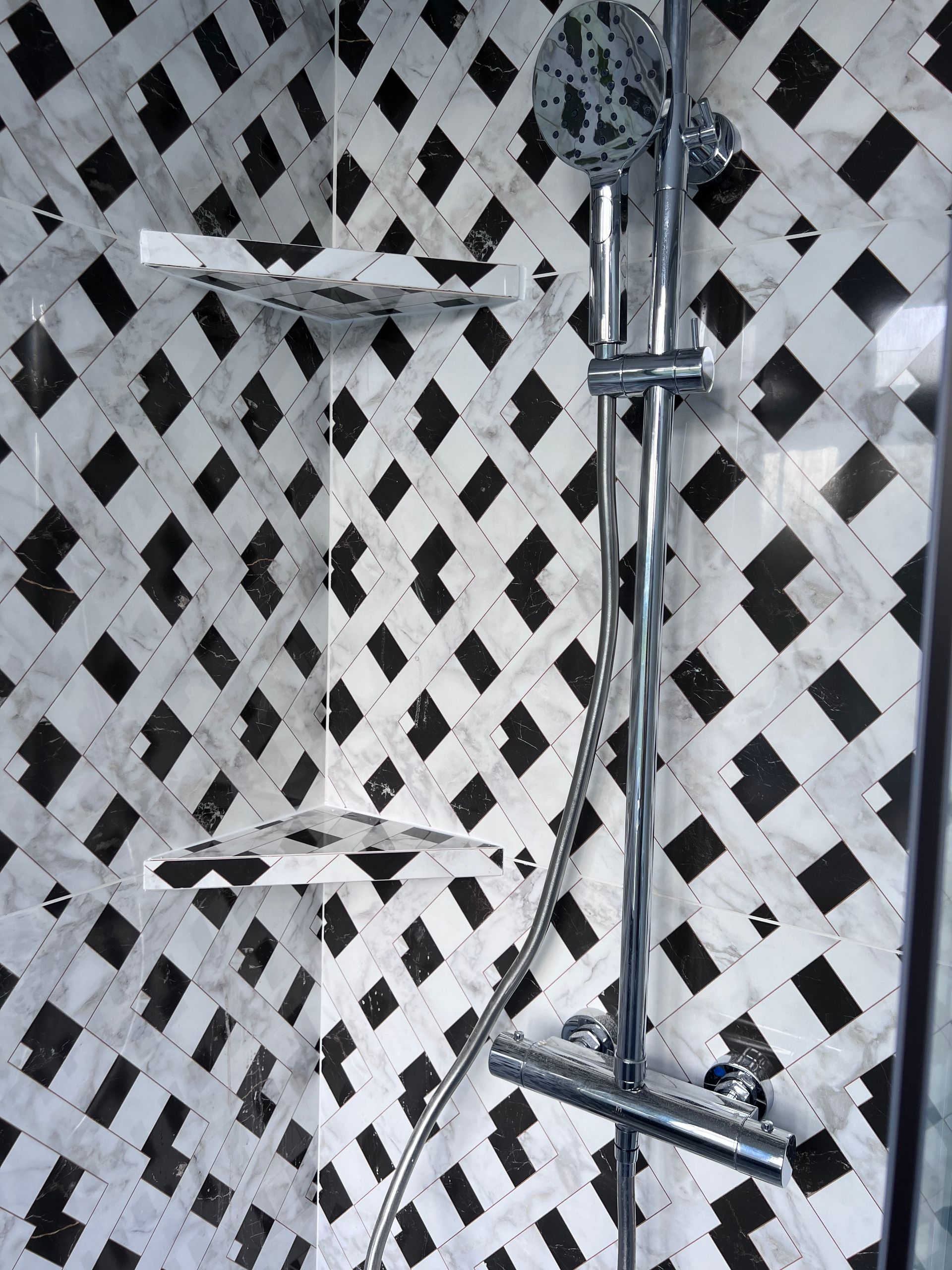 tiling finished porcelanosa tiles in cork shelves with tilles