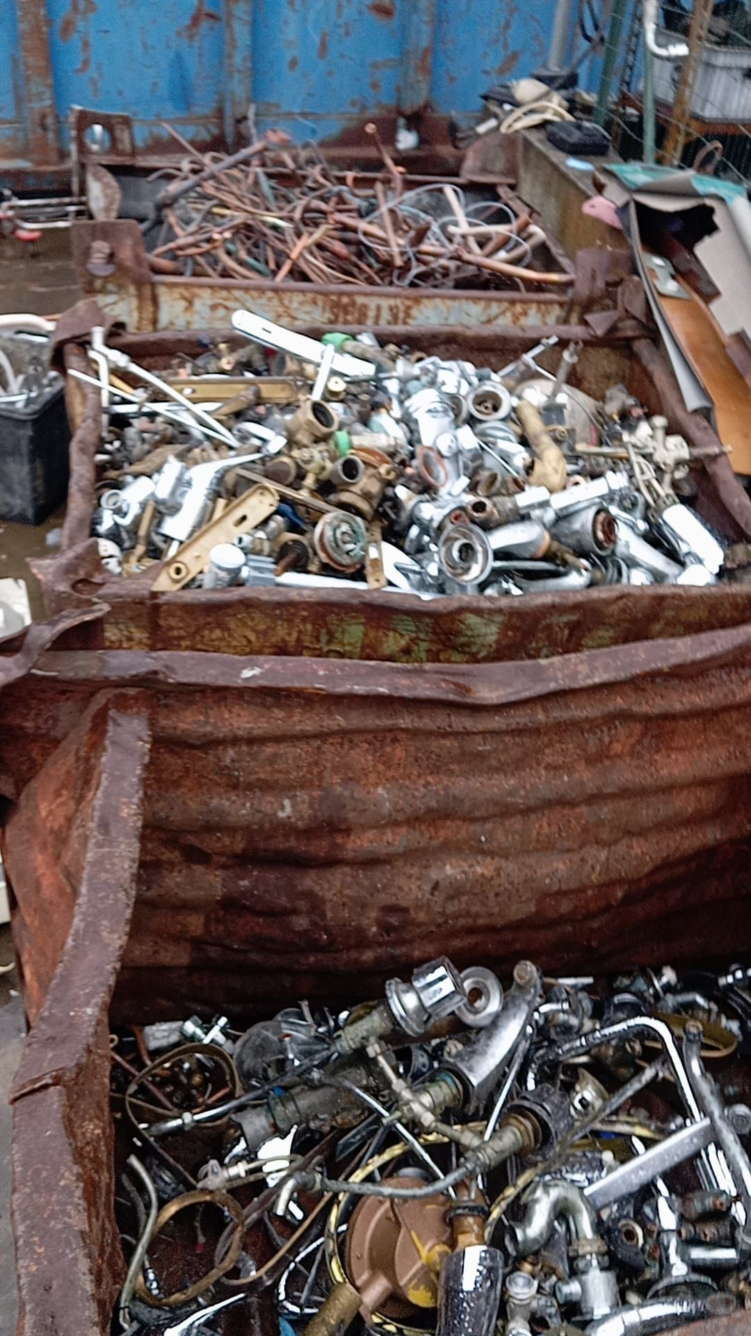 Selezione di metalli ferrosi e non