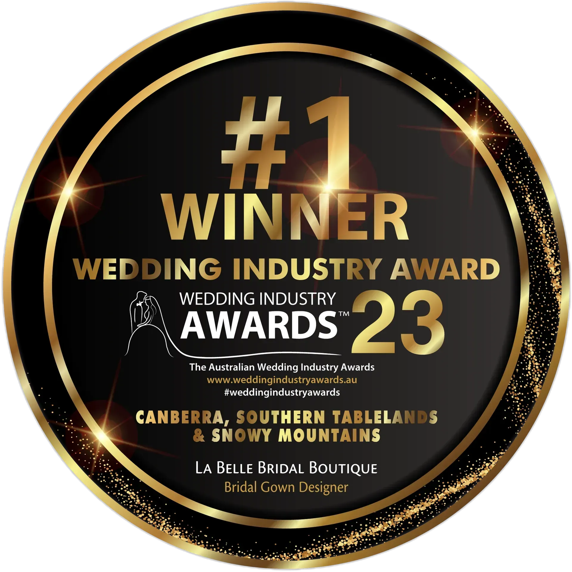 # 1 winner for wedding industry award of 2023