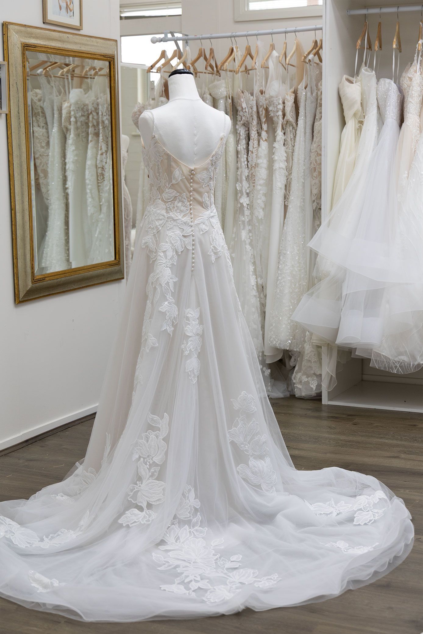 white wedding dress