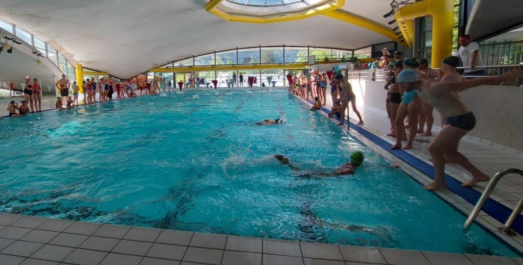 piscine de Chamonix. Photos Club des Sports de Chamonix