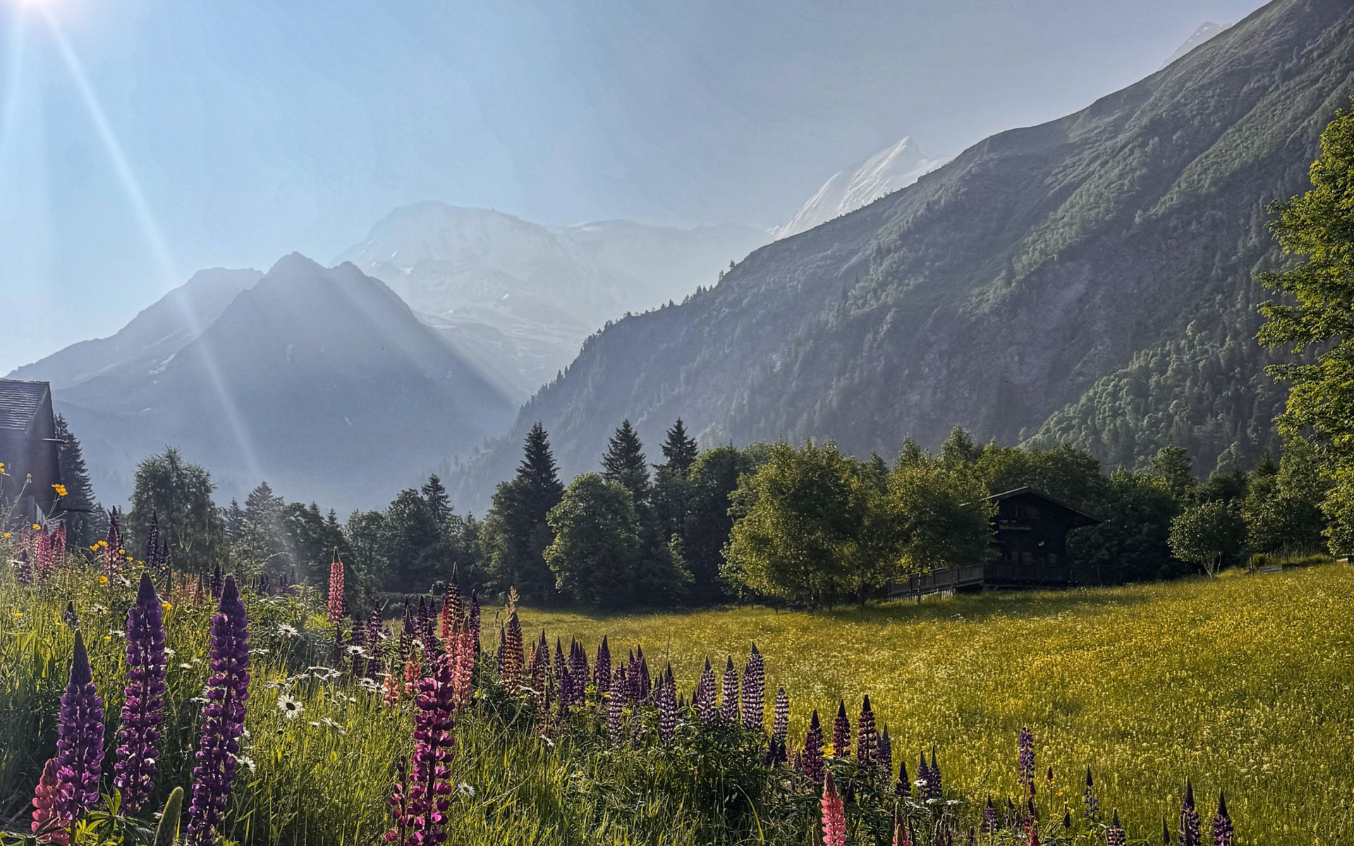 Chamonix in the spring