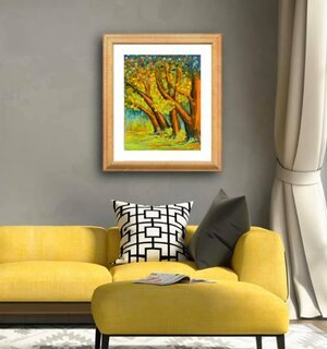 Yellow Sofa — Dallas, TX — Artistik Edge Hair Studio