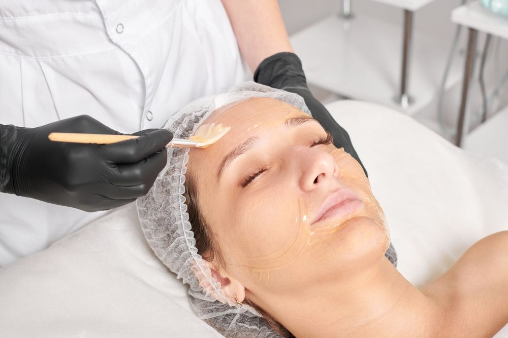 Person Receiving Chemical Peel — Embrace Cosmetic Clinic in Bundaberg North, QLD