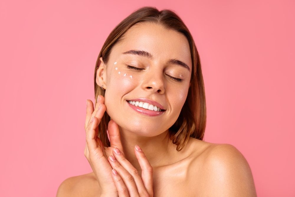 Woman Posing with Eyes Closed — Embrace Cosmetic Clinic in Bundaberg North, QLD