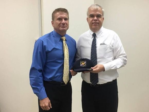 Dr. Paul T. Carter w/ U.S. Ambassador to Laos - Peter Hammond