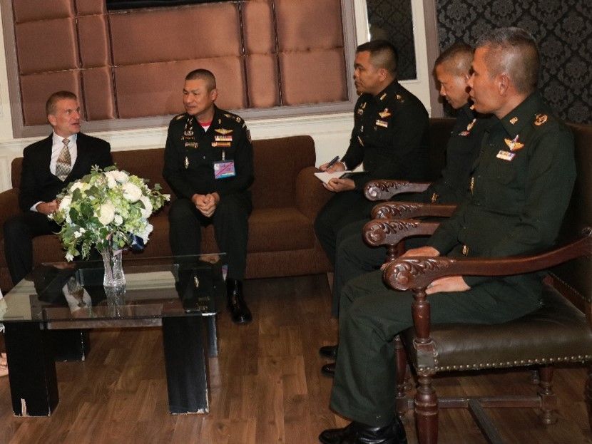 Dr. Paul T. Carter w/ Thai Military Officials