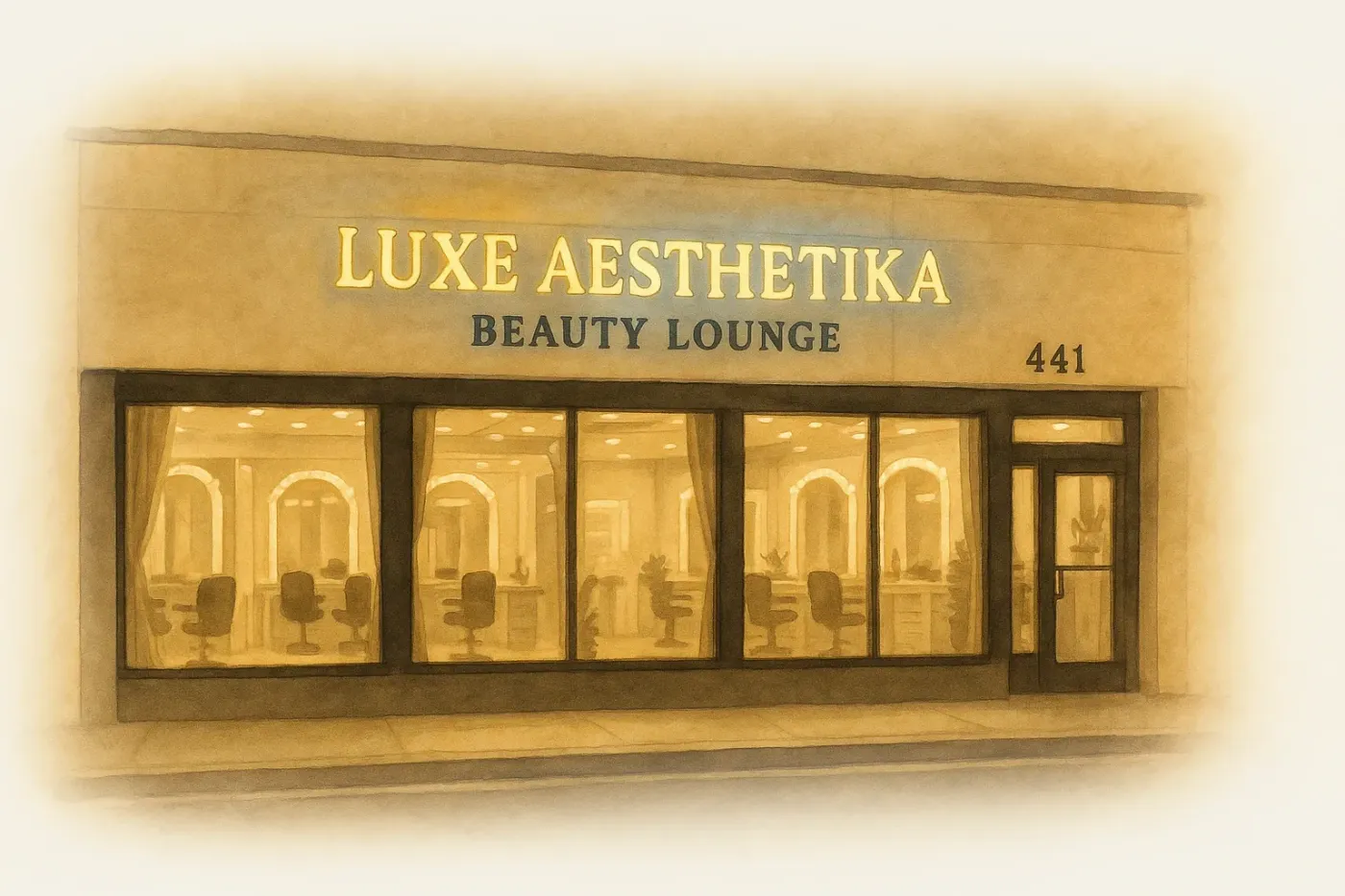 Luxe Aesthetika Beauty Lounge Poster in Glendale CA