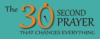 The 30 Second Prayer logo The 30 Second Prayer logo