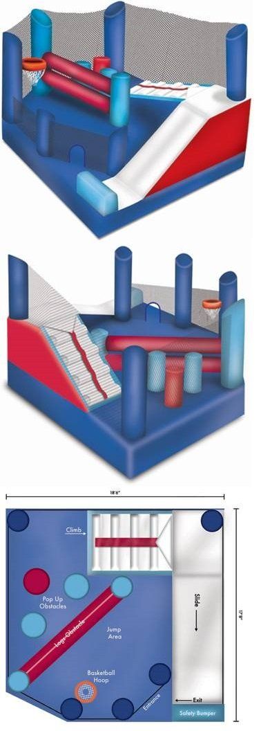 Disney Fairies 5 in 1 Jumping Castle