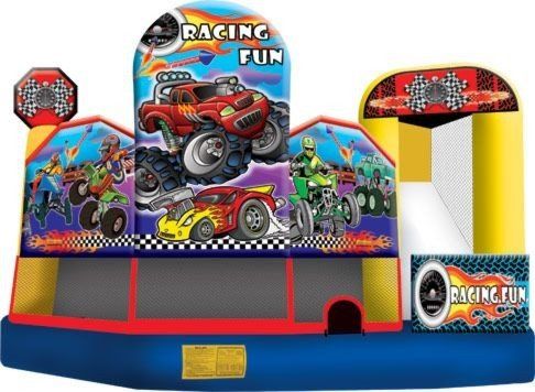 Large Racing Car Jumping Castle