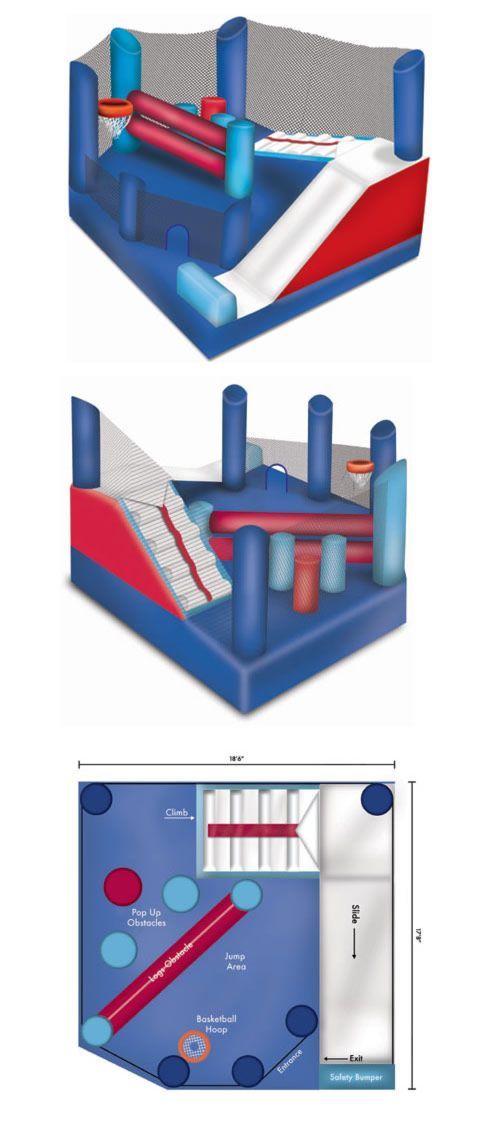 Dora & Diego Jumping Castle