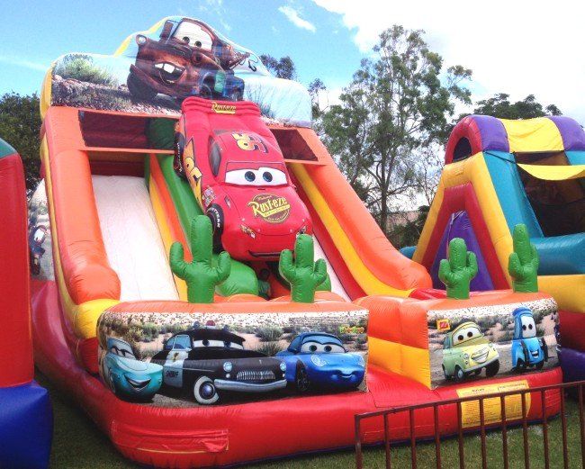 Giant Cars Dual Lane Inflatable Hire