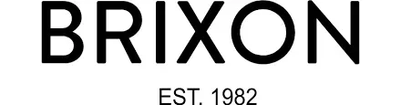 BRIXON-logo i sort tekst med 