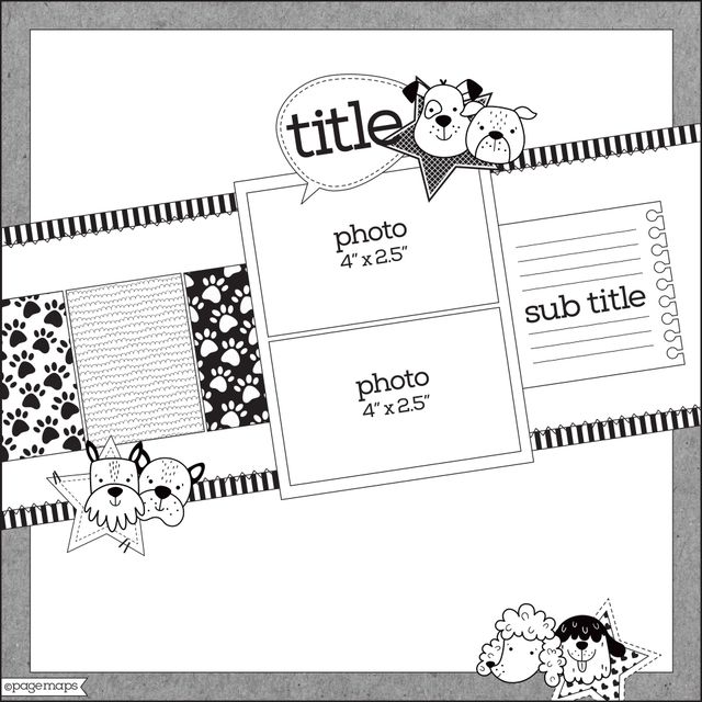 paper Scrapbooking Sketch of the Week  pretty paper true stories and  scrapbooking classes with cupcakes