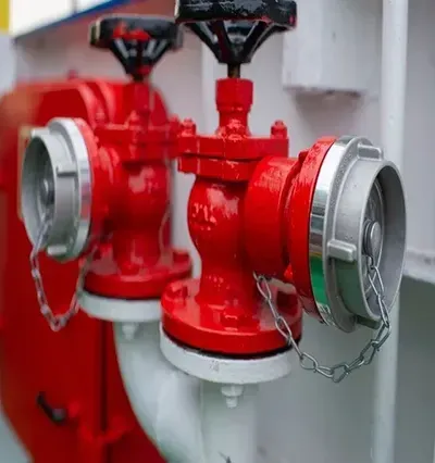 Industrial Transfer Of The Red Fire Hydrant — Fire Protection in Wollongong, NSW