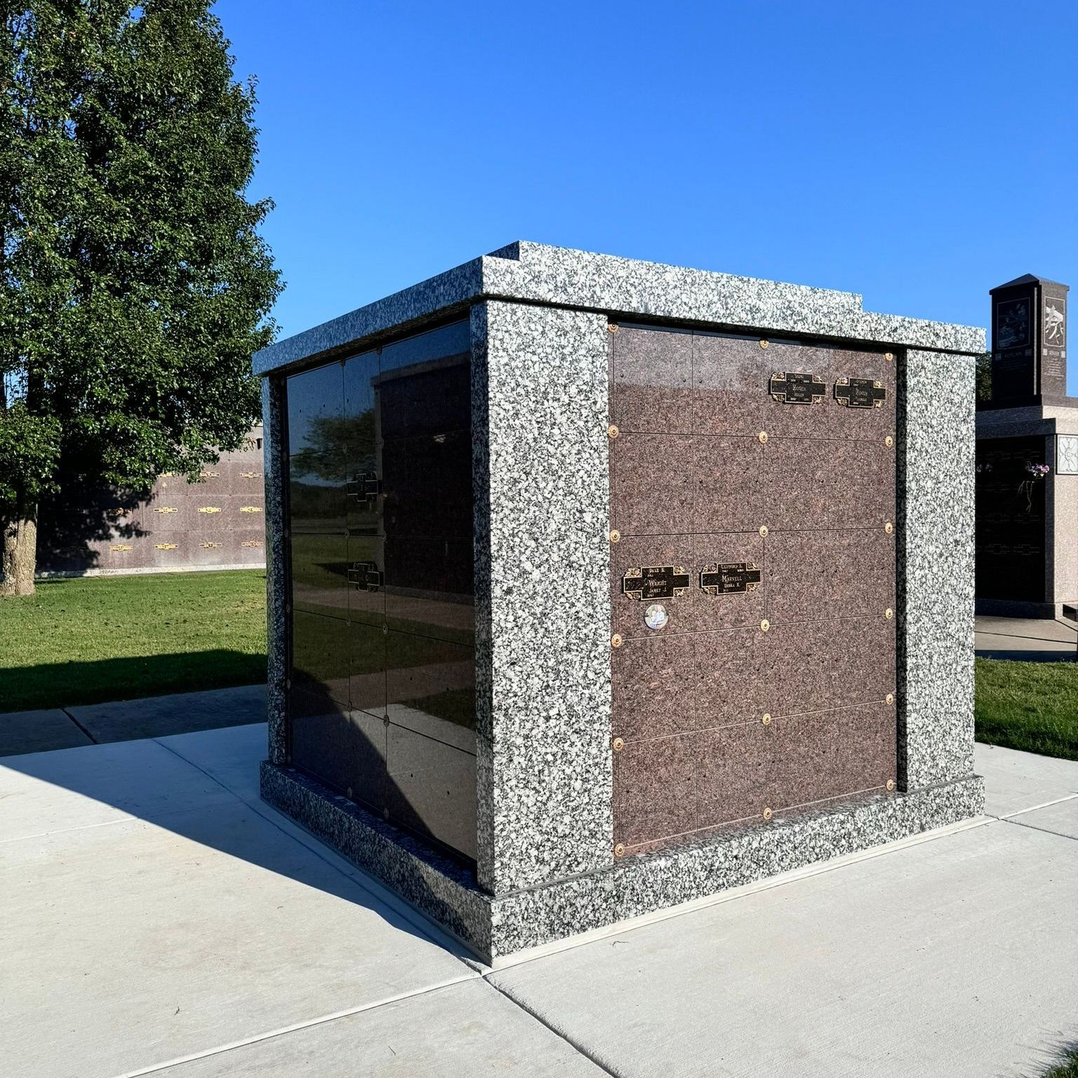 Kirby's Tucker Memorial Cemetery Mausoleums