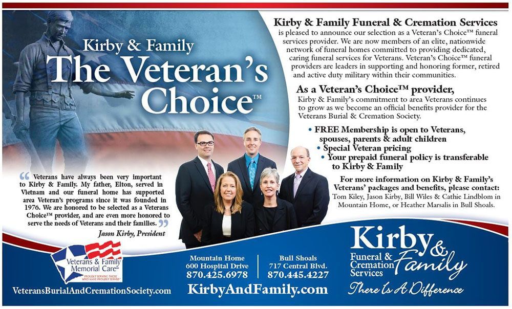 Kirby & Family Funeral & Cremation Services Veterans Choice