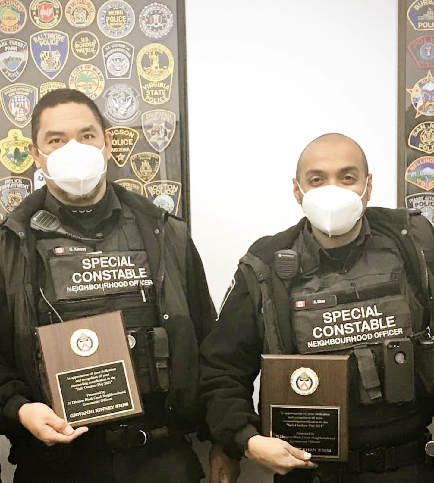 TCHC Special Constables Khan and Kinney