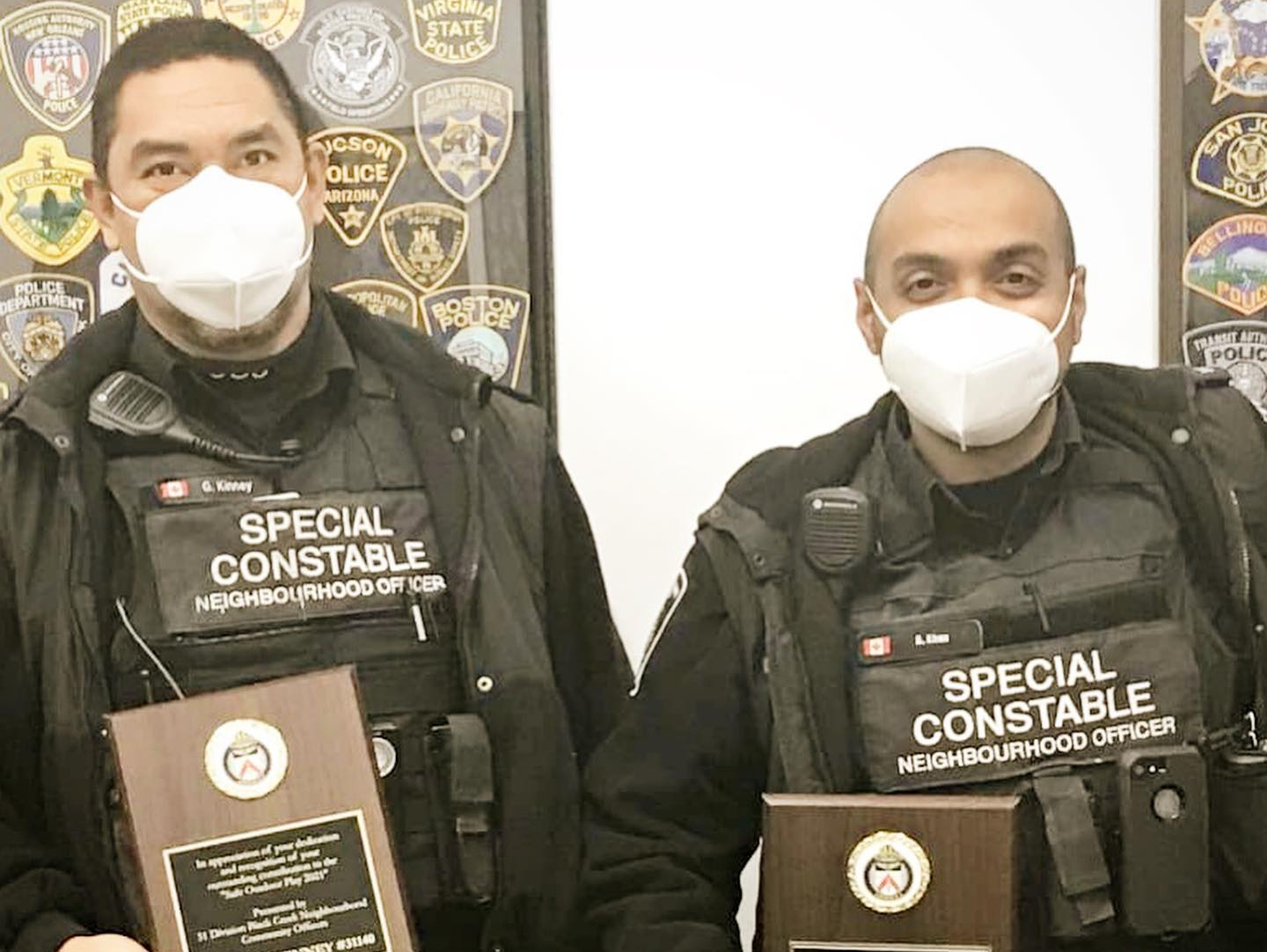 TCHC Special Constables Khan and Kinney
