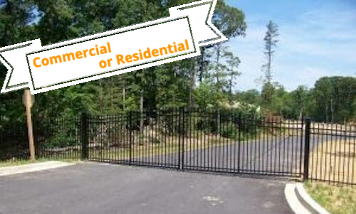 metal security gate installation