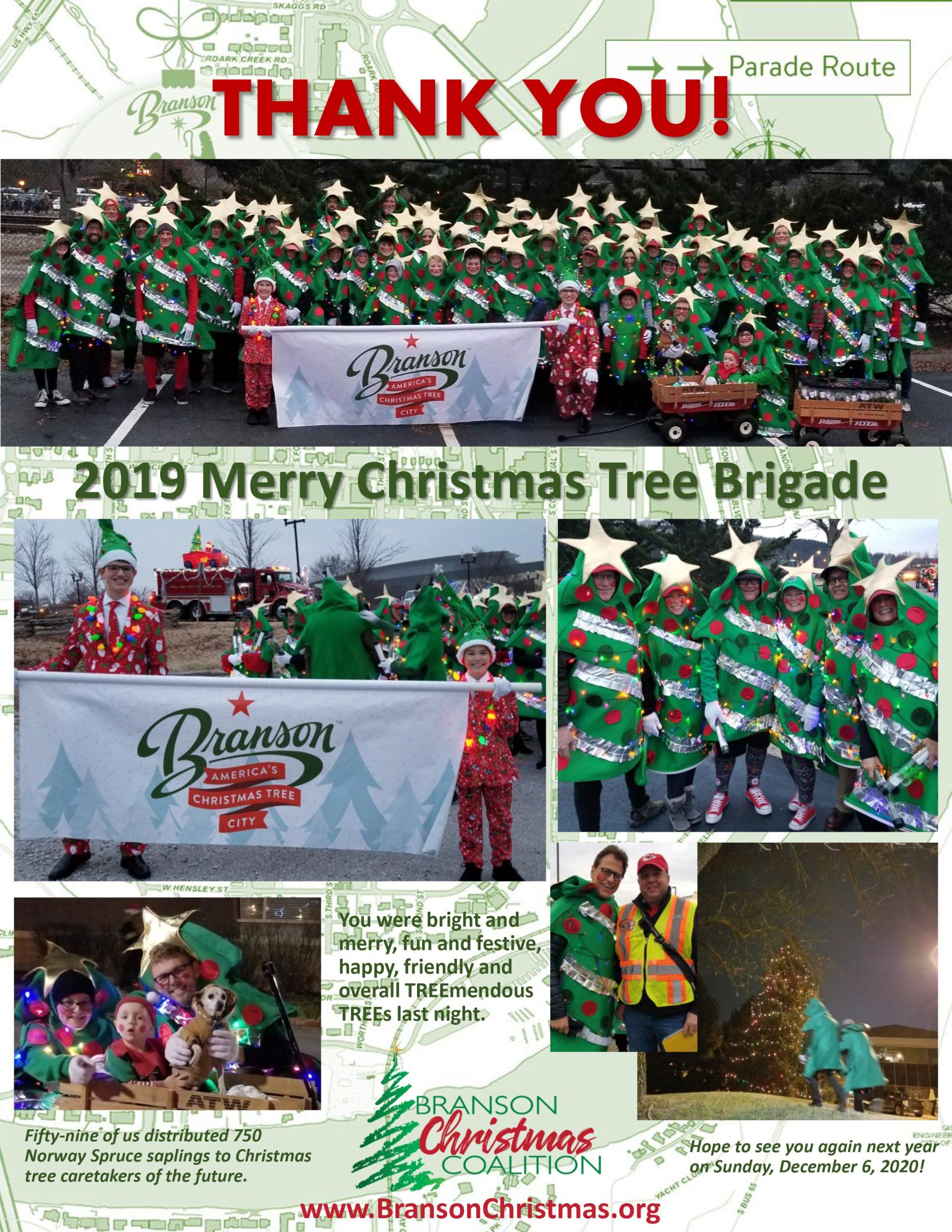 2019 merry christmas tree brigade