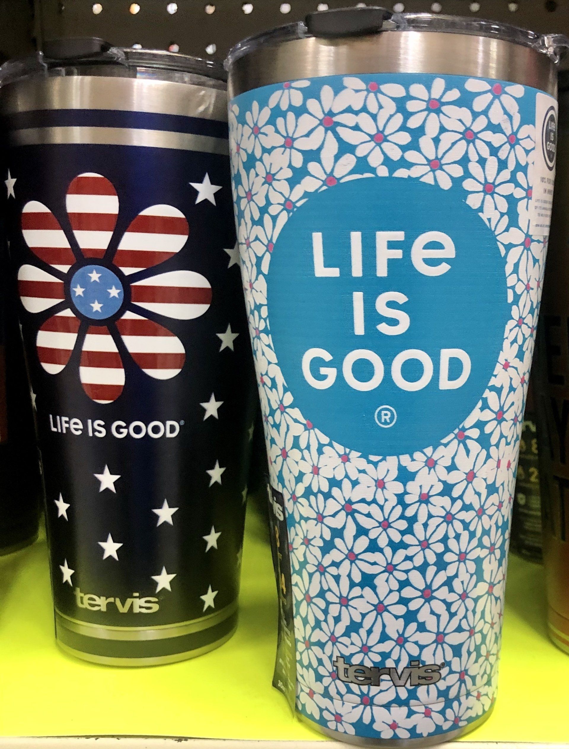 stainless steel travel mug life is good