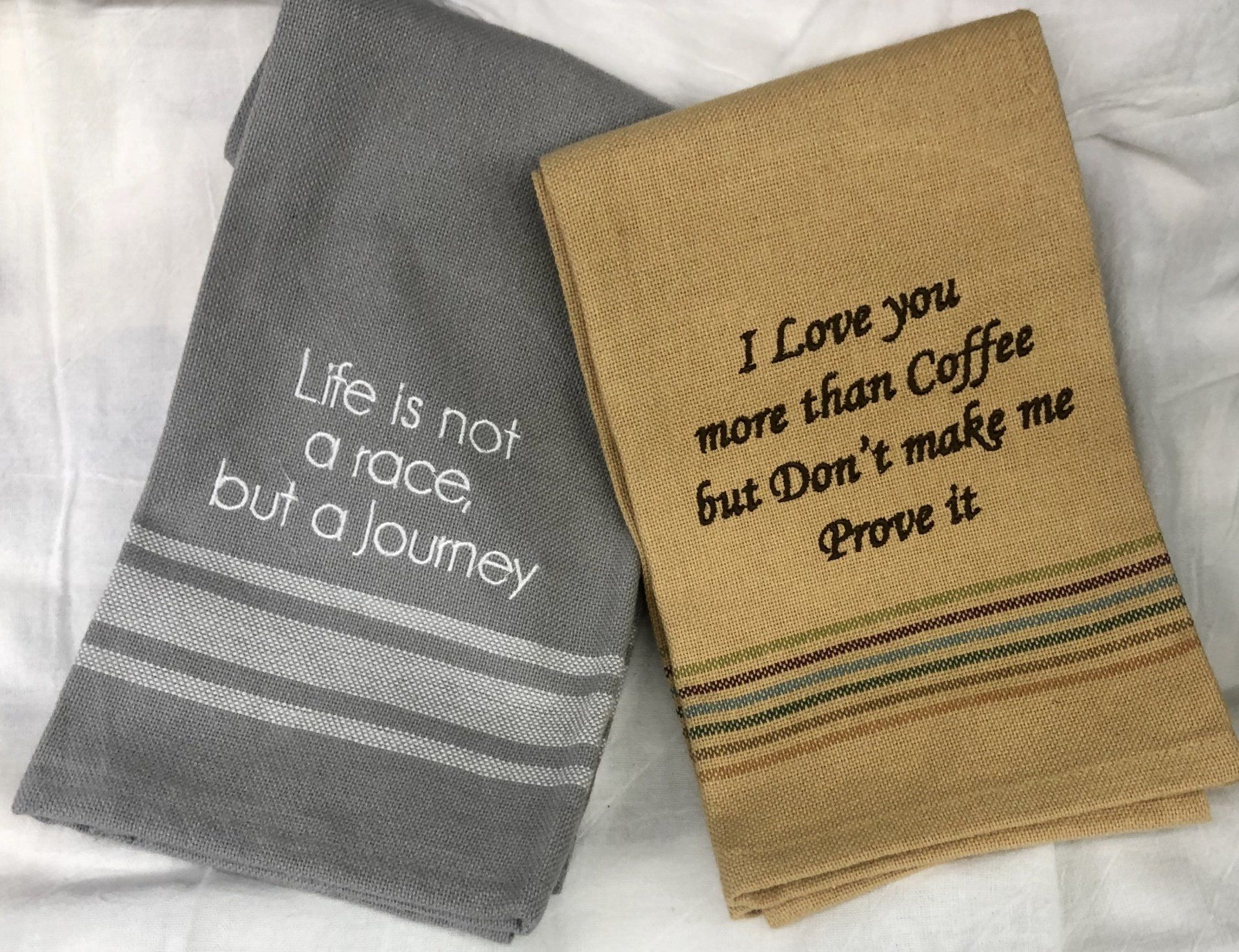 inspirational kitchen towels