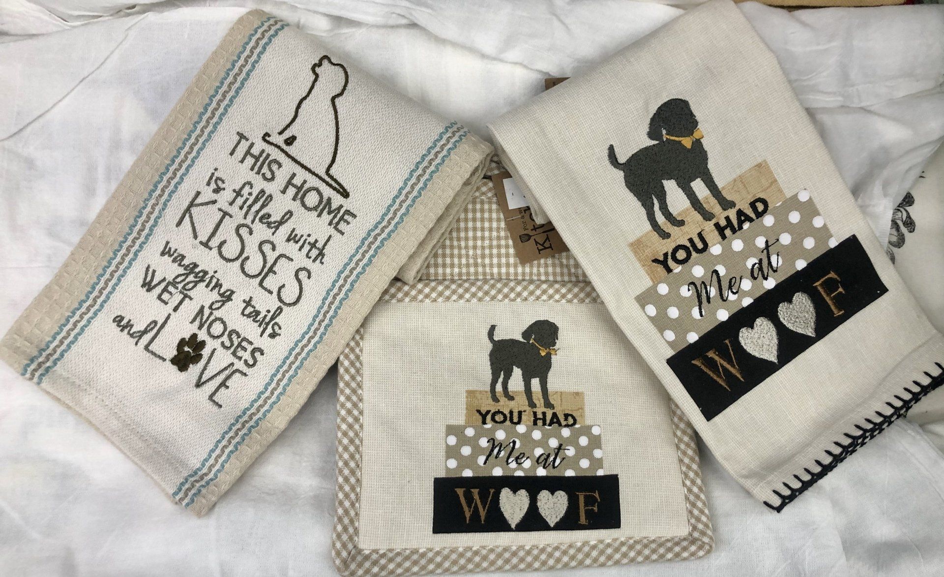 dog kitchen towels