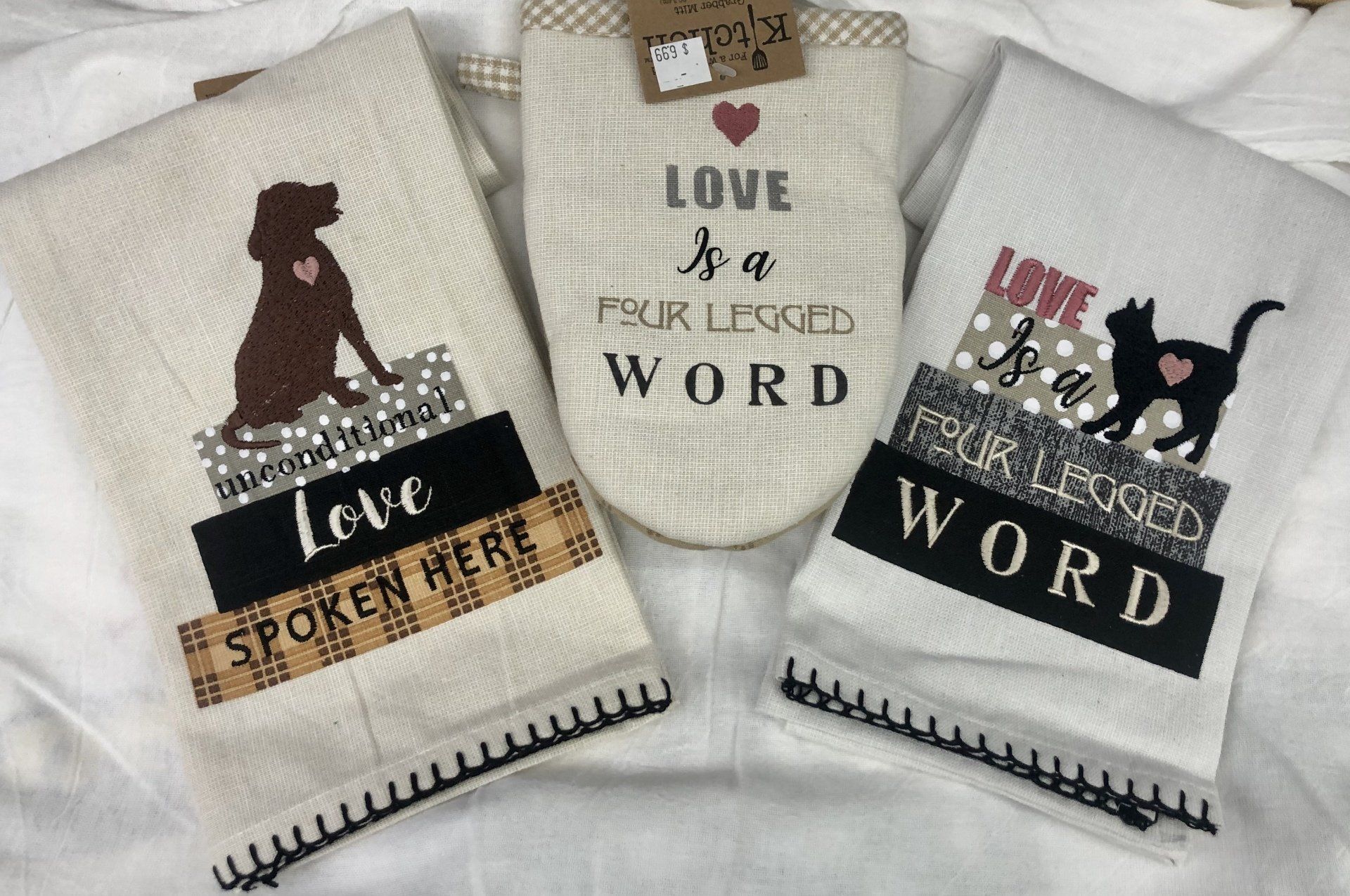 doggy kitchen towels