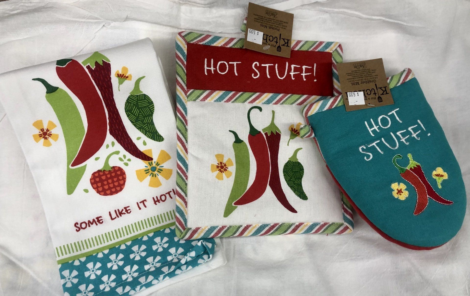 hot pepper kitchen towels