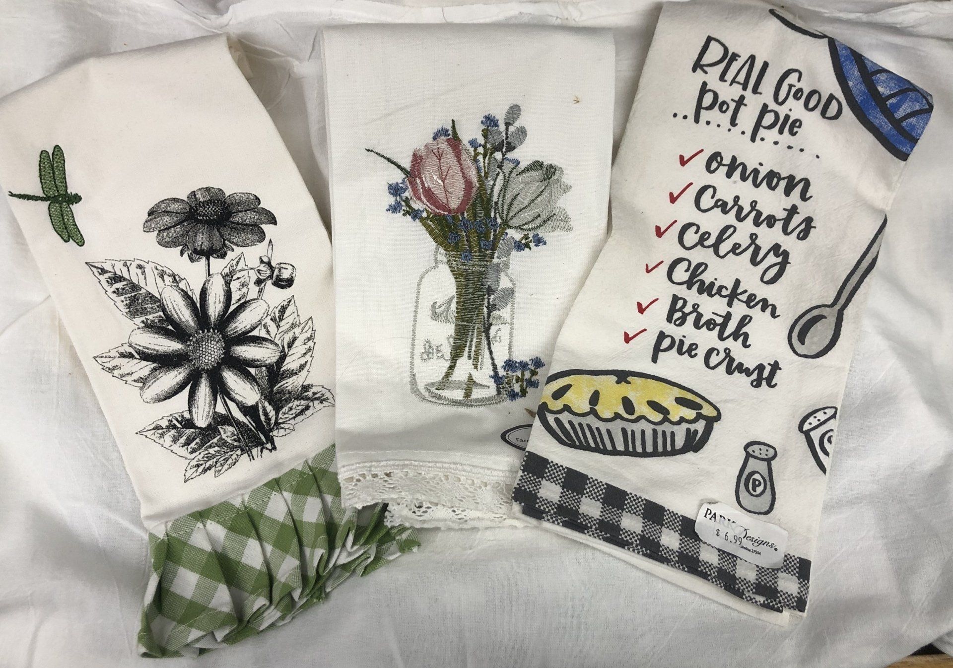 floral kitchen towels