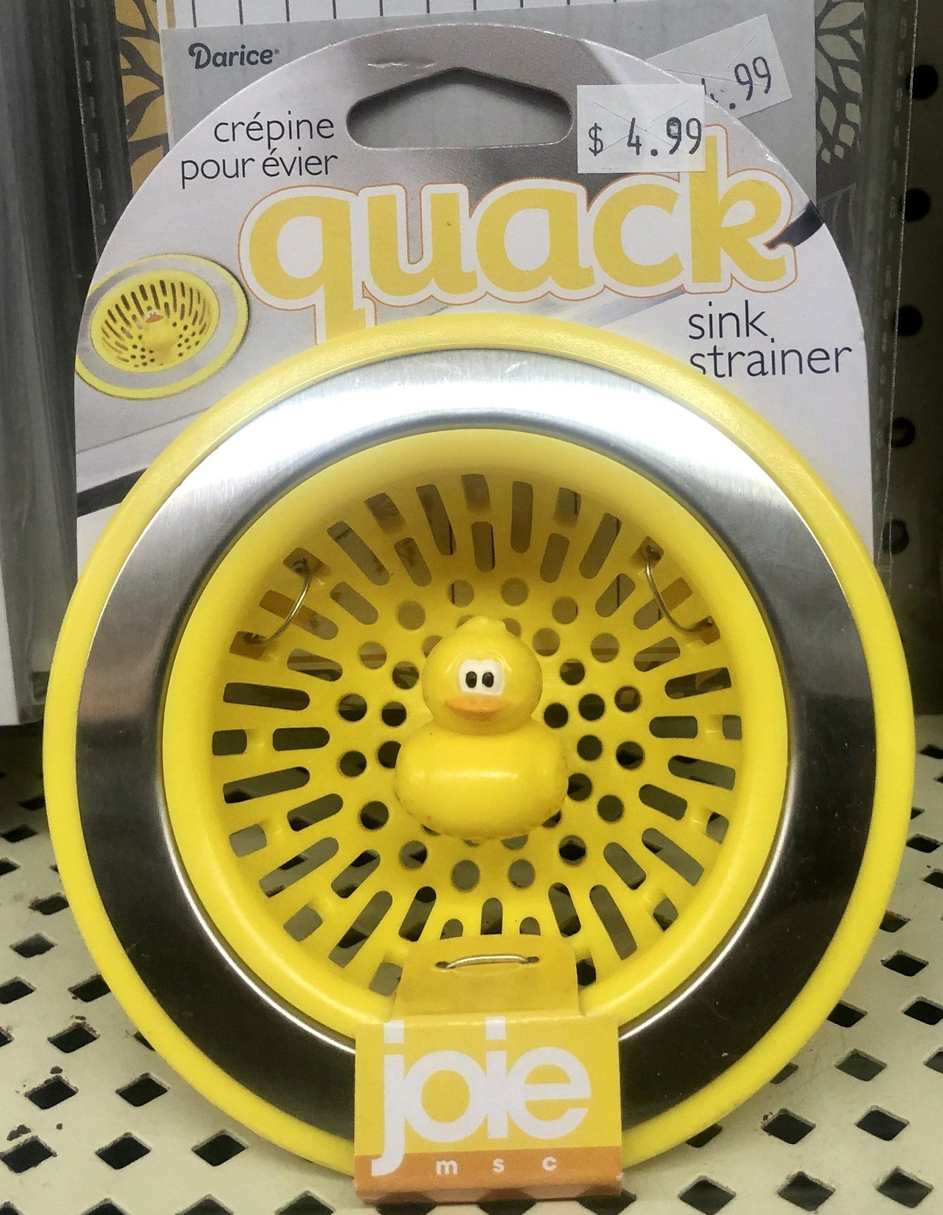 duck sink strainer