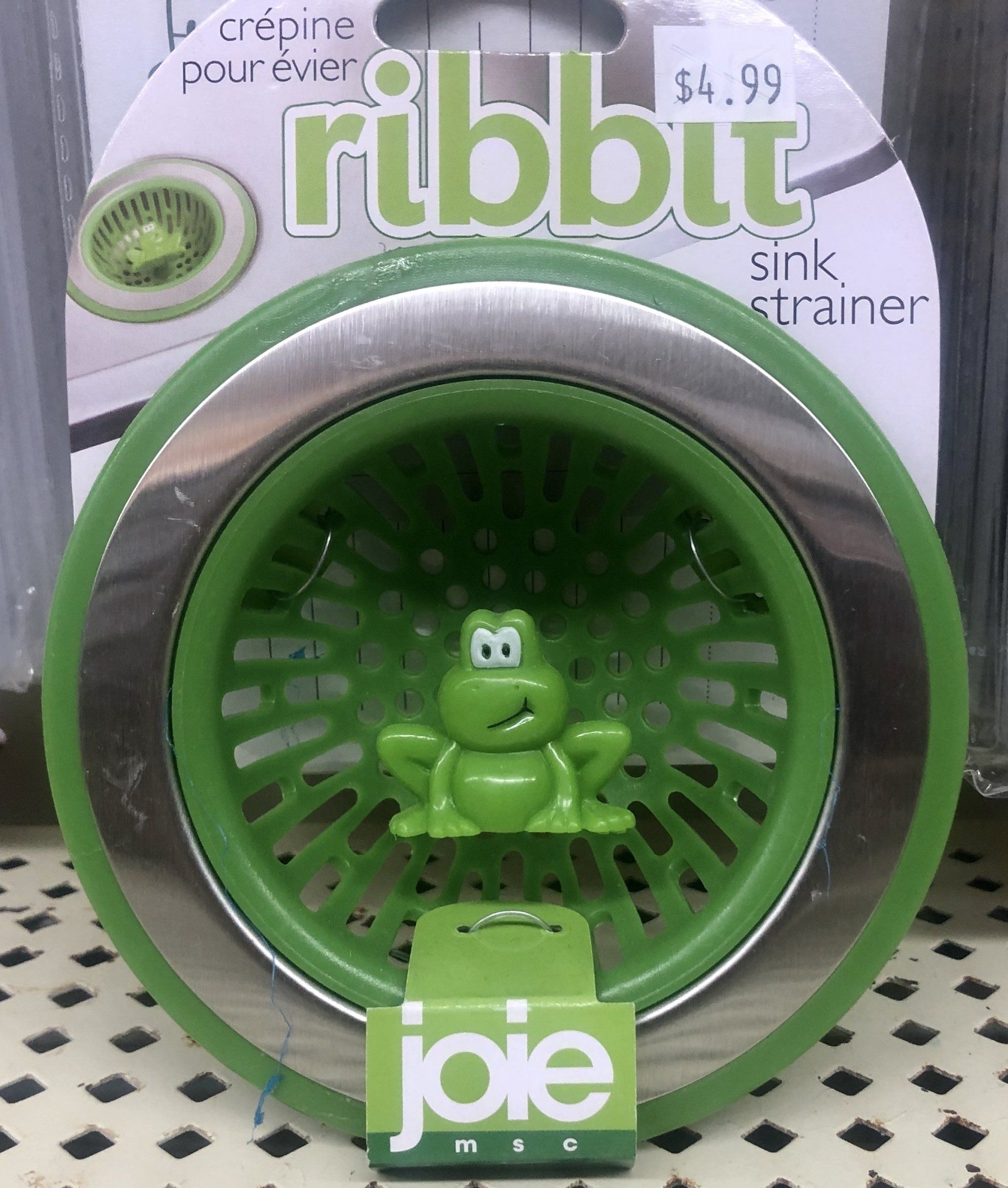 frog sink strainer