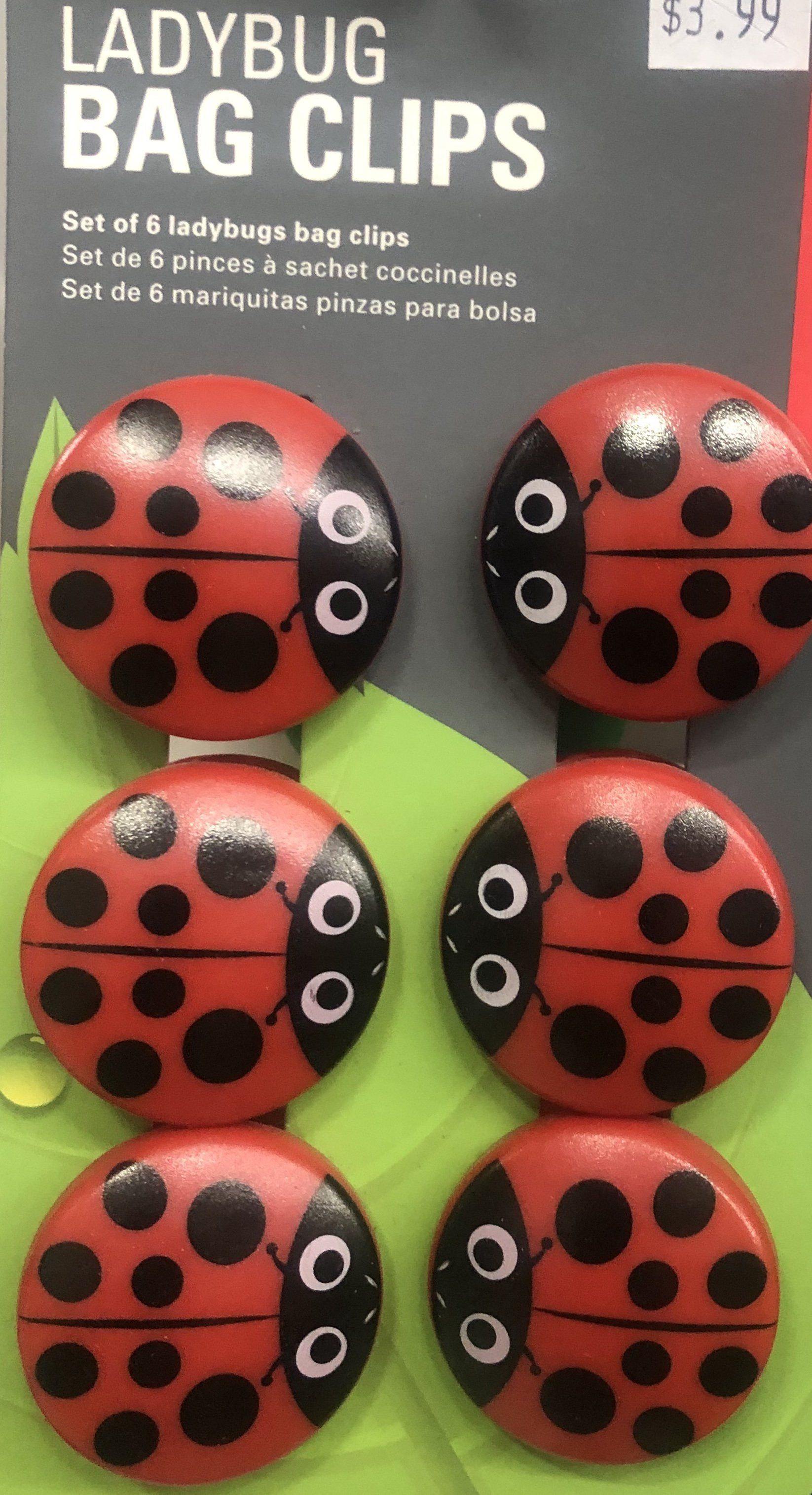 ladybug bag clips