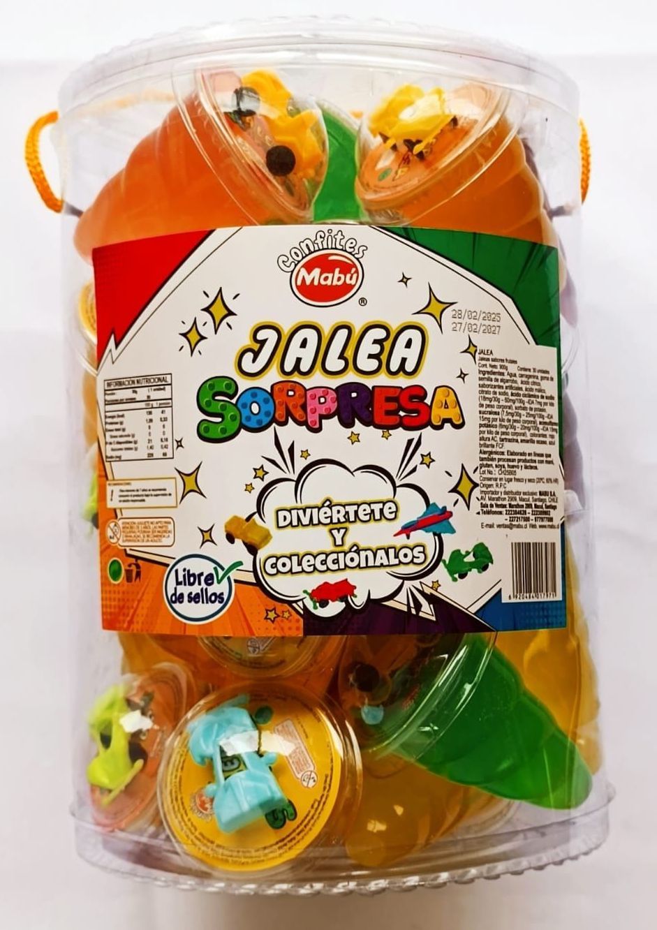 Jaleas sorpresa Libre de Sellos