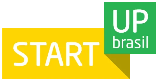 Uma placa amarela e verde que diz start brasil