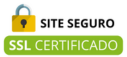 A logo that says site seguro ssl certificado