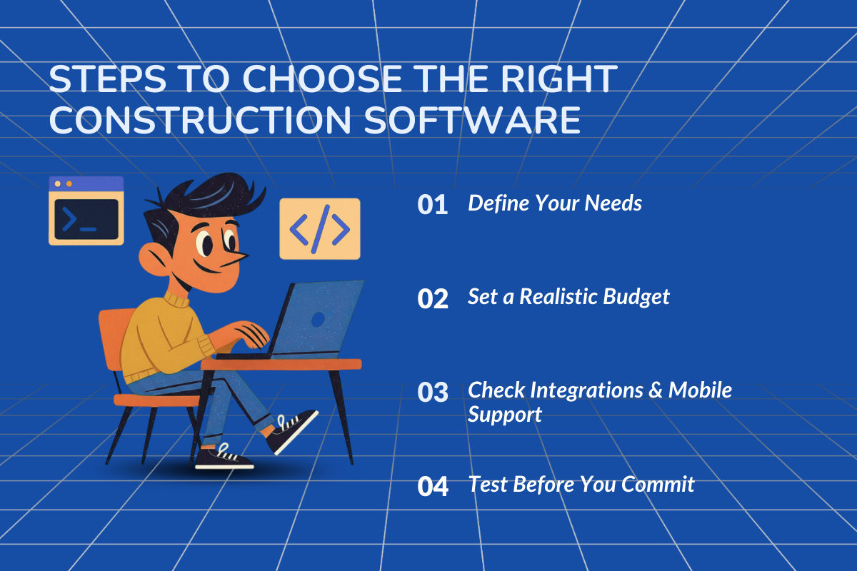 Steps to Choose the Right Construction Software