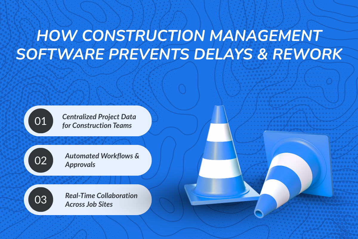 How Construction Management Software Prevents Delays & Rework?