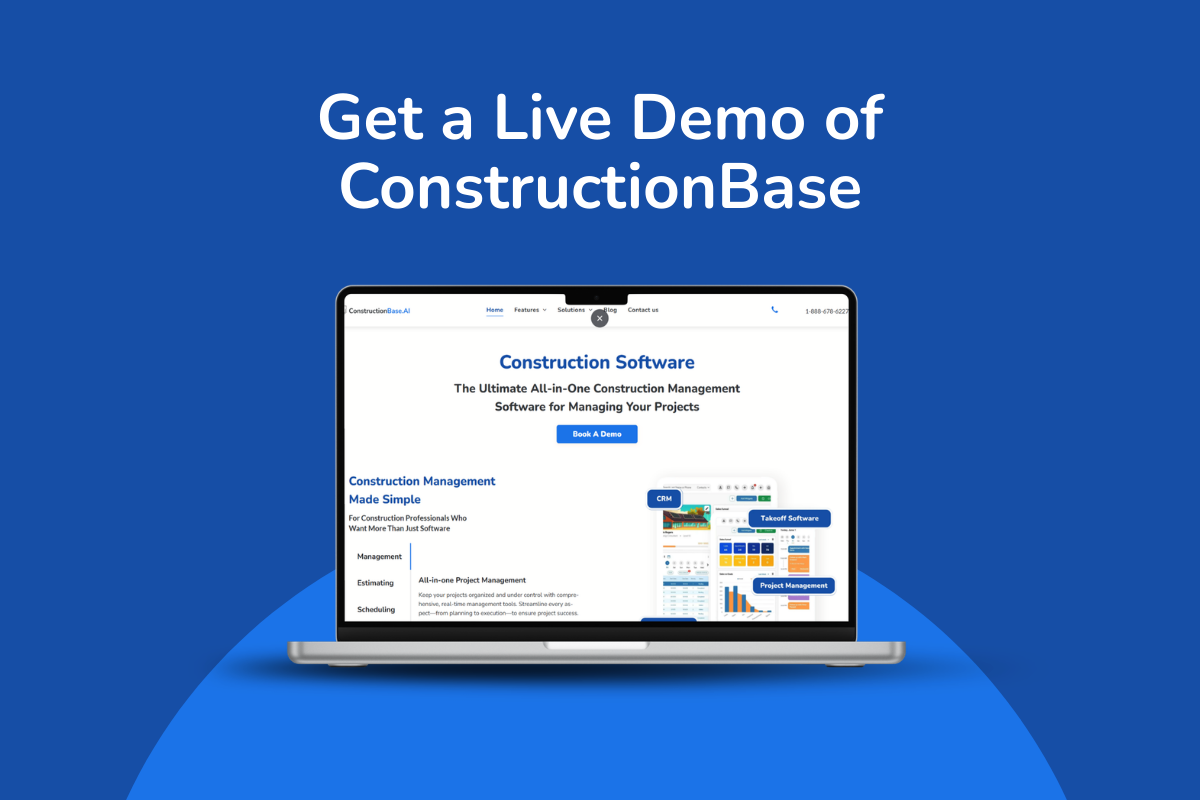 Get a Live Demo of ConstructionBase