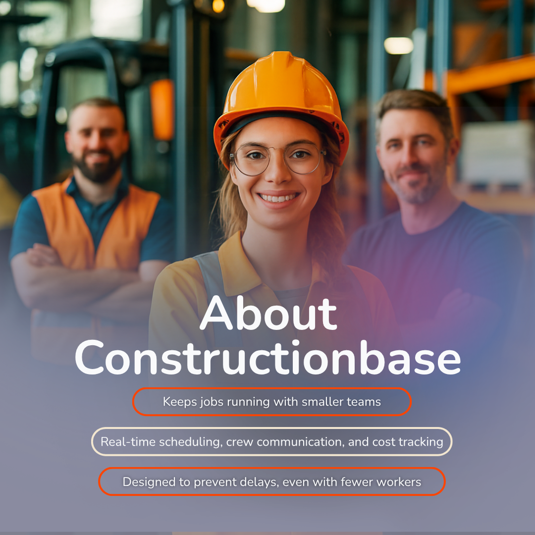 How Constructionbase Helps Construction Firms in Handling Labour Shortages and Improving Efficiency
