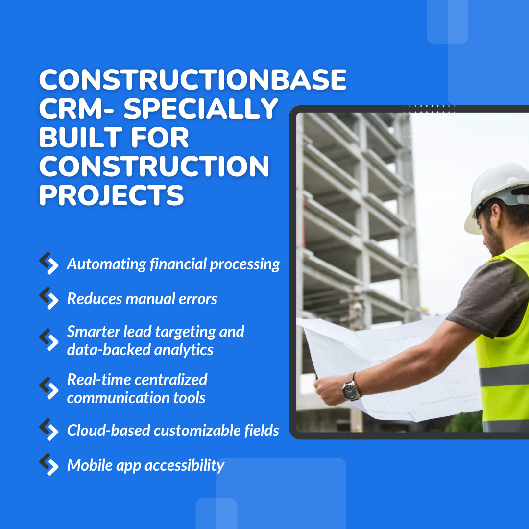 ConstructionBase CRM- Specially built for Construction Projects