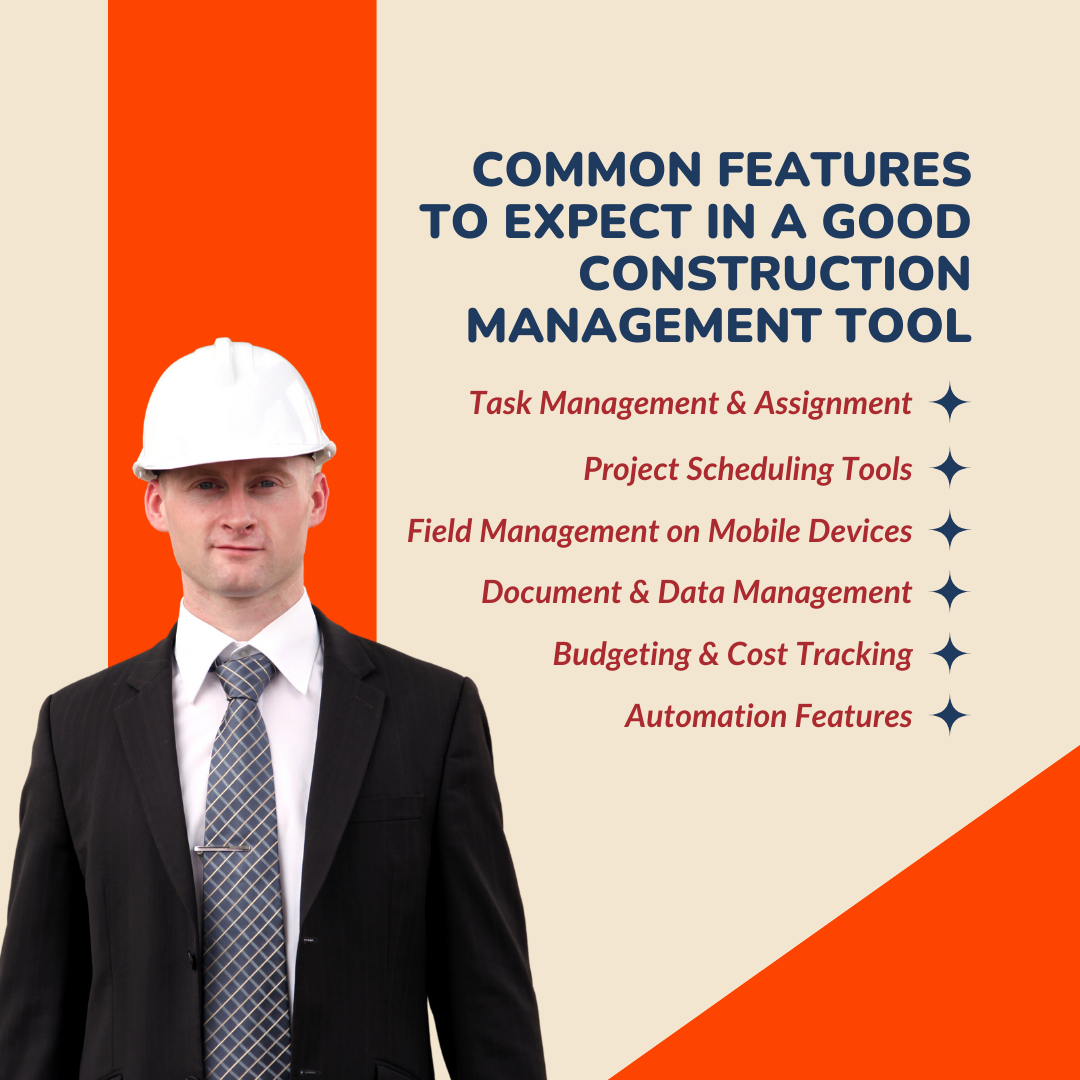 Common Features to Expect in a Good Construction Management Tool