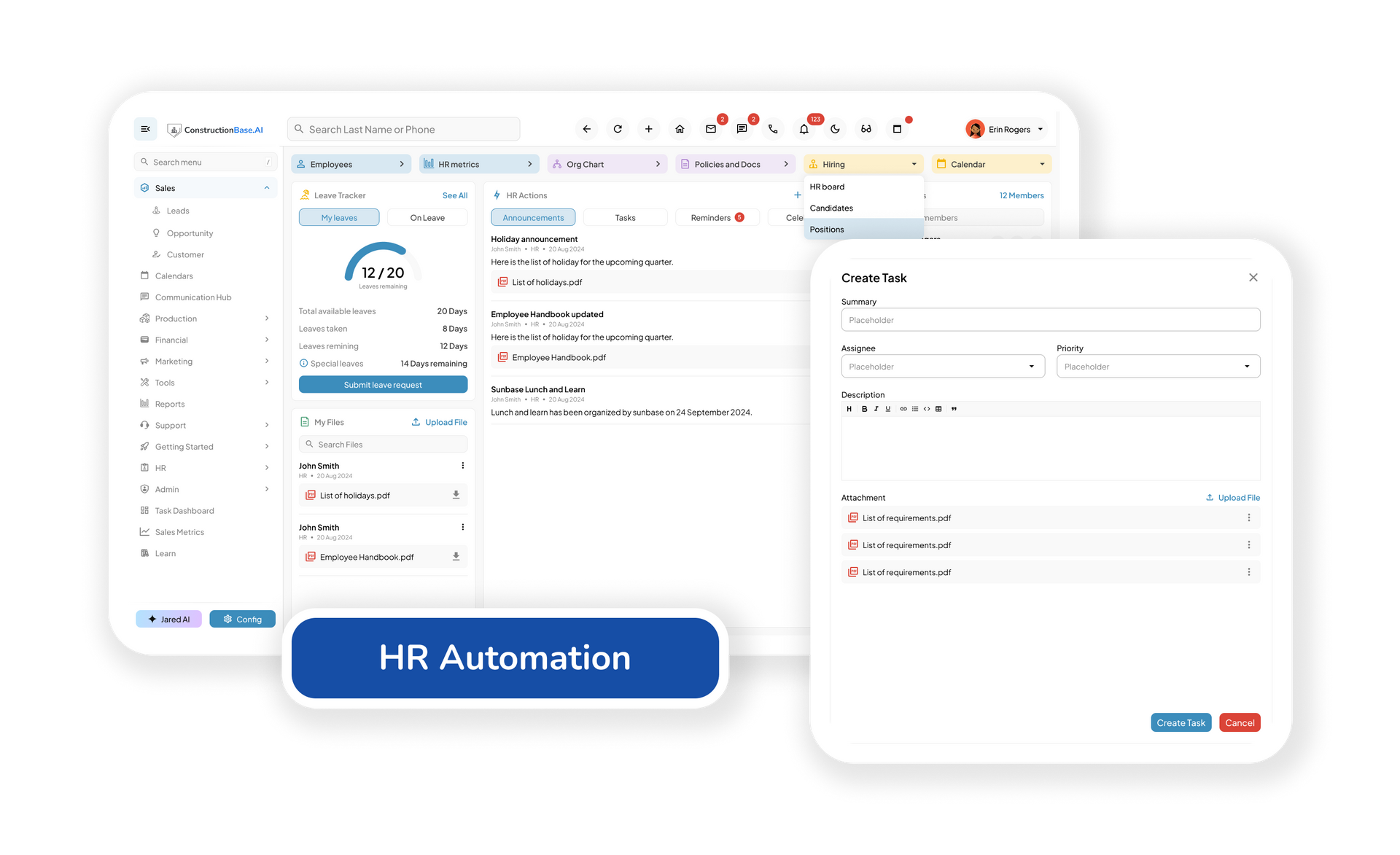 Roofing CRM